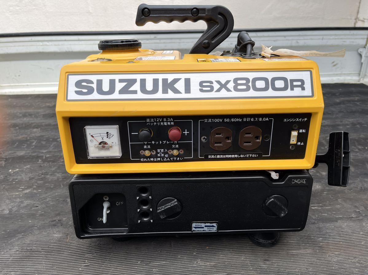 SUZUKI スズキ ポータブル発電機 SX800R 【公式通販】