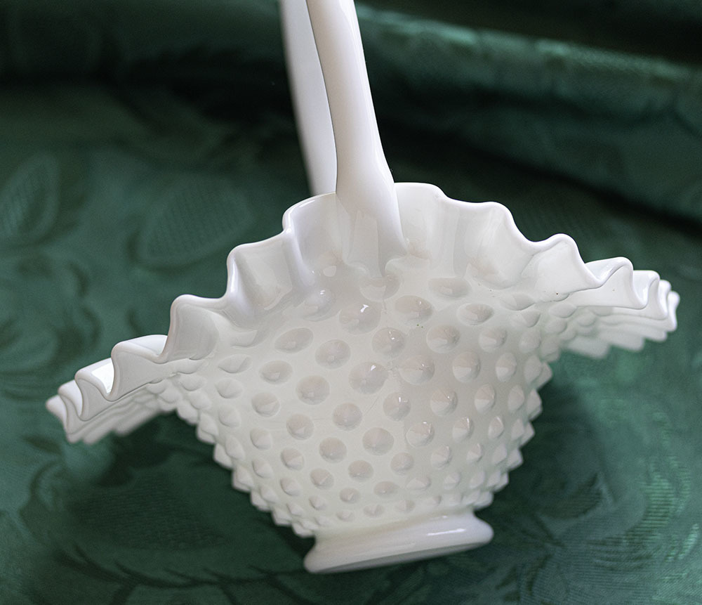 美術品・アンティーク・コレクション フェントン Fenton ミルクガラス