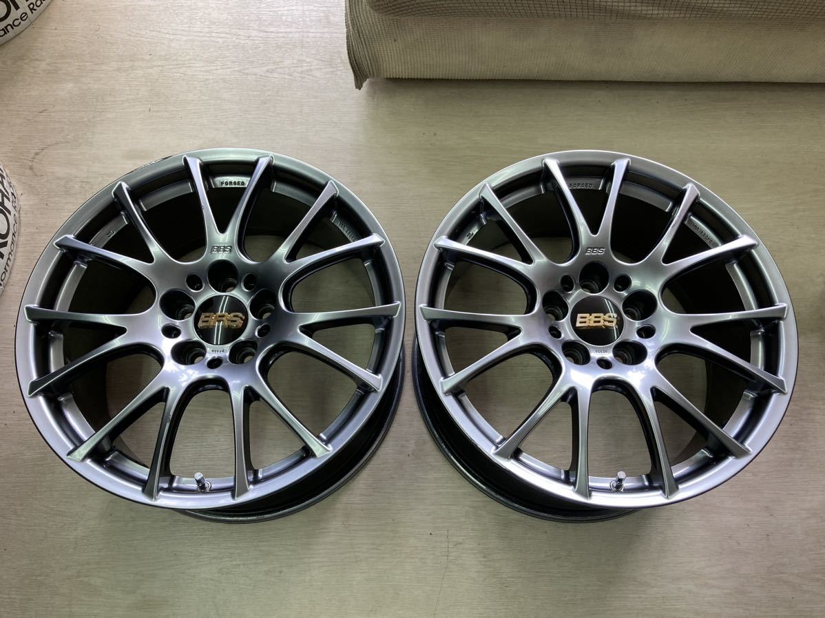 BBS RE-V RE059◇8.5J 18in IS38 5/114.3◇2本セット 鍛造 FORGED DBK 