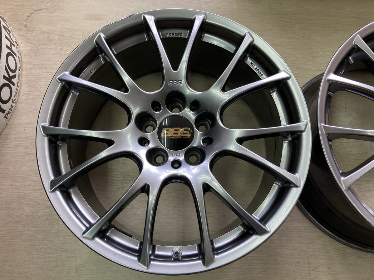 BBS RE-V RE059◇8.5J 18in IS38 5/114.3◇2本セット 鍛造 FORGED DBK 