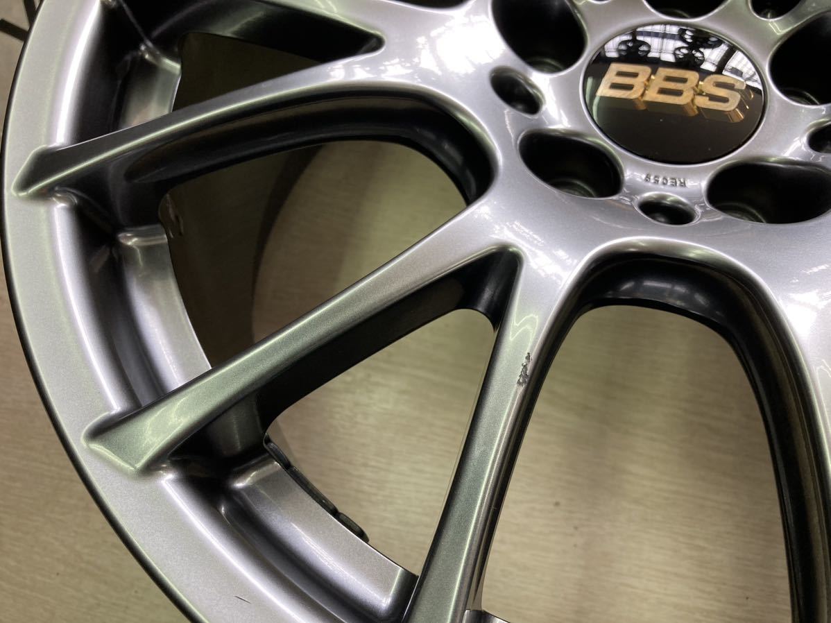 BBS RE-V RE059◇8.5J 18in IS38 5/114.3◇2本セット 鍛造 FORGED DBK 