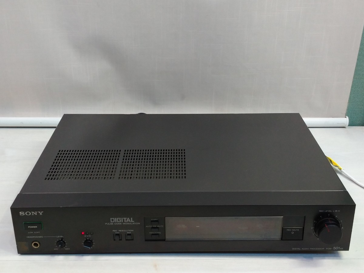 #SONY PCM-501ES デジタルオーディオプロセッサー ジャンク 送料無料」○ SONY ソニー PCM-501ES デジタルオーディオ