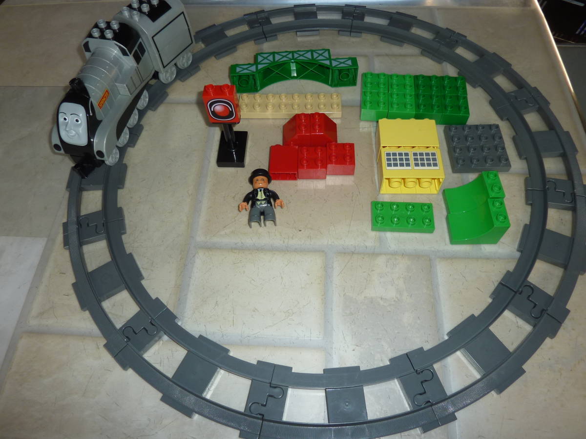 レゴ デュプロ　きかんしゃトーマス　スペンサー・Sir Topham Hatt　＋おまけブロック　中古