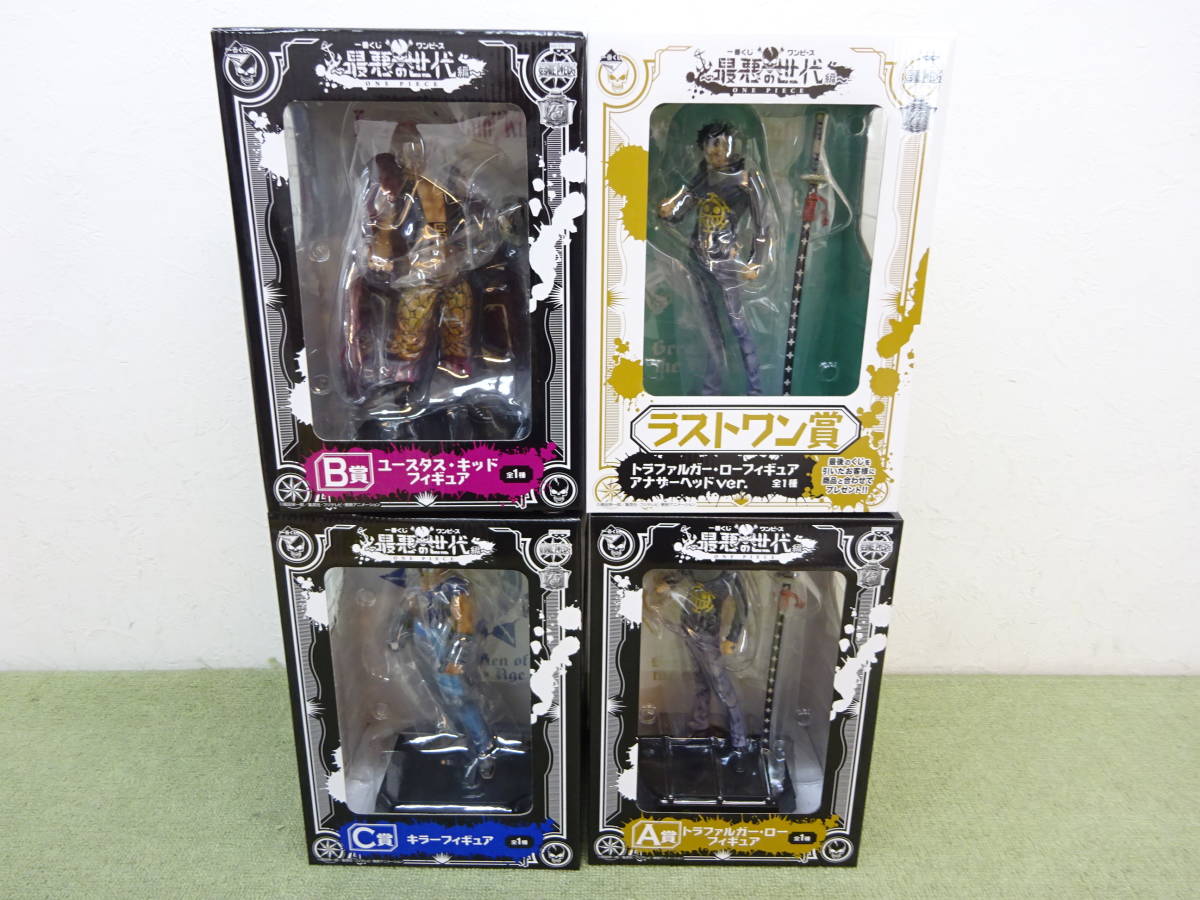 正規品，お得 075-L40 一番くじ ワンピース フィギュア 4点セット ラストワン賞 A賞 トラファルガー ロー B賞 ユースタス キッド C賞 キラー(その他)｜売買されたオークション情報、yahooの商品情報をアーカイ その他