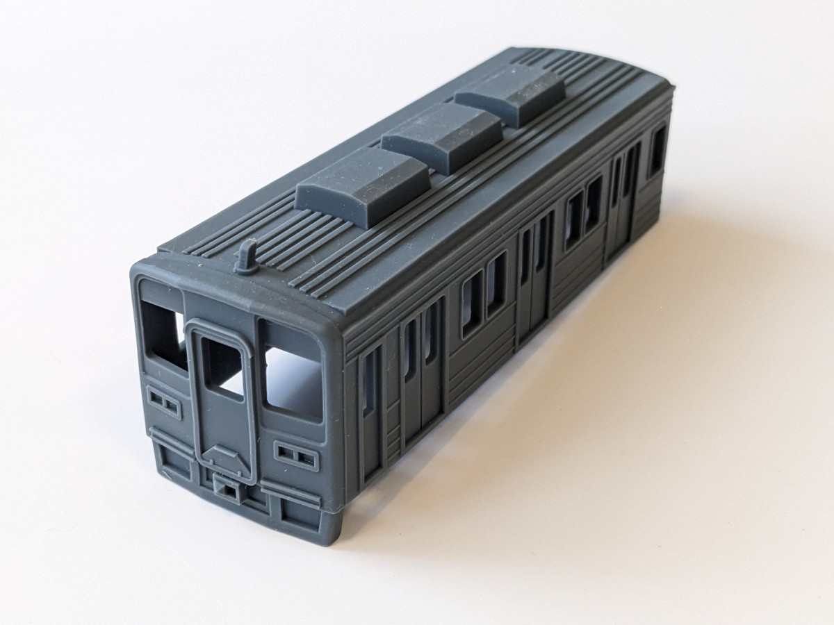3Dプリント品 自家製オリジナルプラレール風 東武10030系タイプ 先頭 