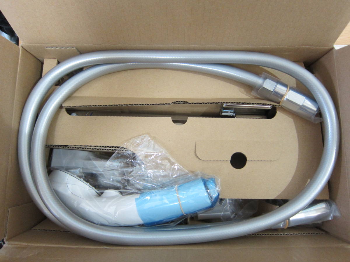 新品 TOTO TBY01403J クリックボタン付 サーモスタット混合栓 銀色