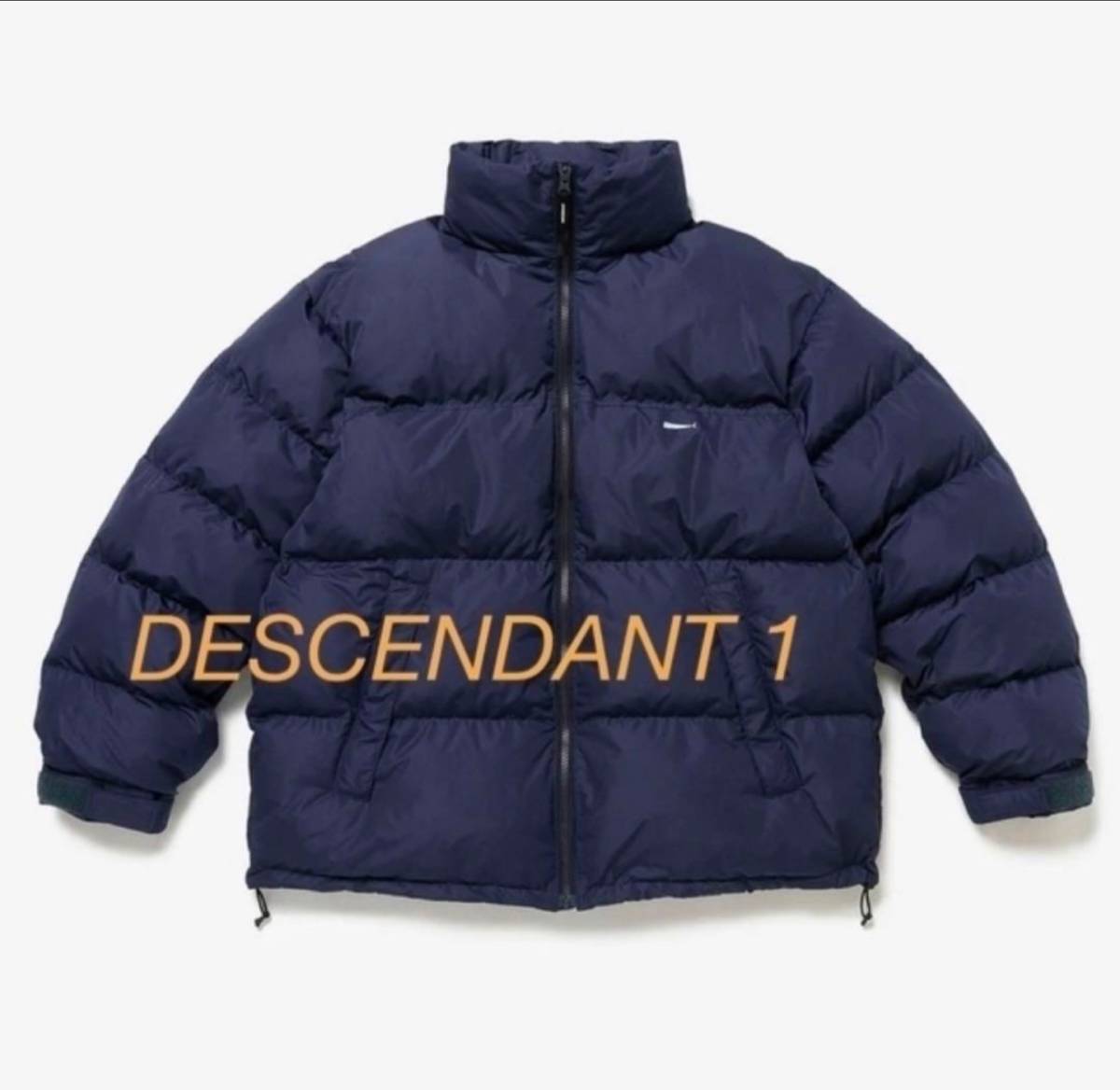 美品 DESCENDANT MUMMY PADDING JACKET ネイビー ダウンジャケット