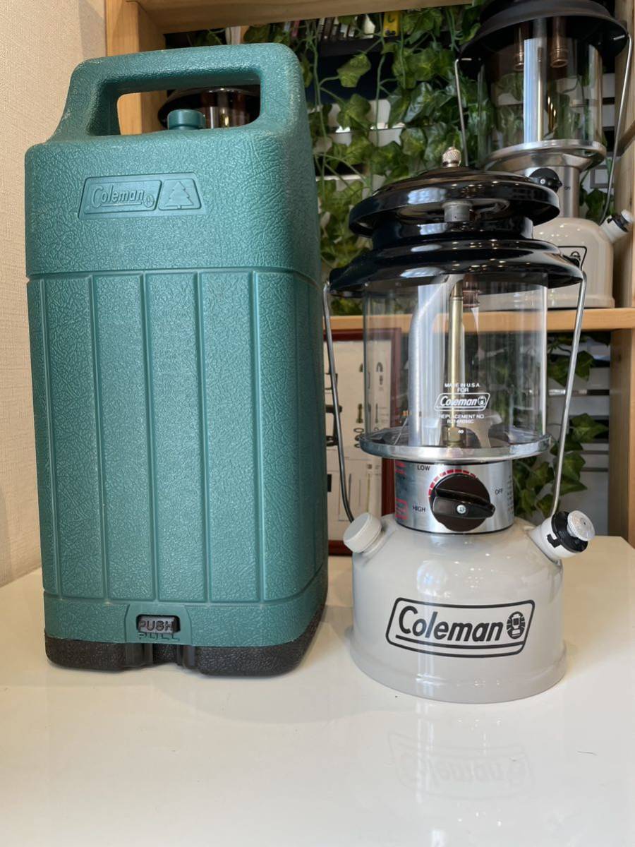 超美品コールマンランタン282 ブラック＆サンドベージュカスタム