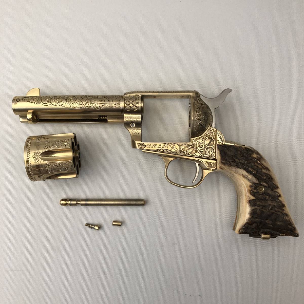 マルシン　４５コルト　２４KＧＰ A072□マルシン Marushin コルト45 GSP 24K GP モデルガン SMG適合