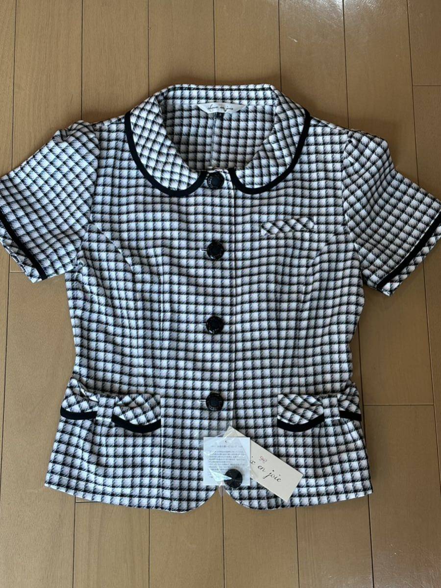 ★新品★アンジョア★choix en joie★事務服★制服★半袖オーバーブラウス★OL★3000円～