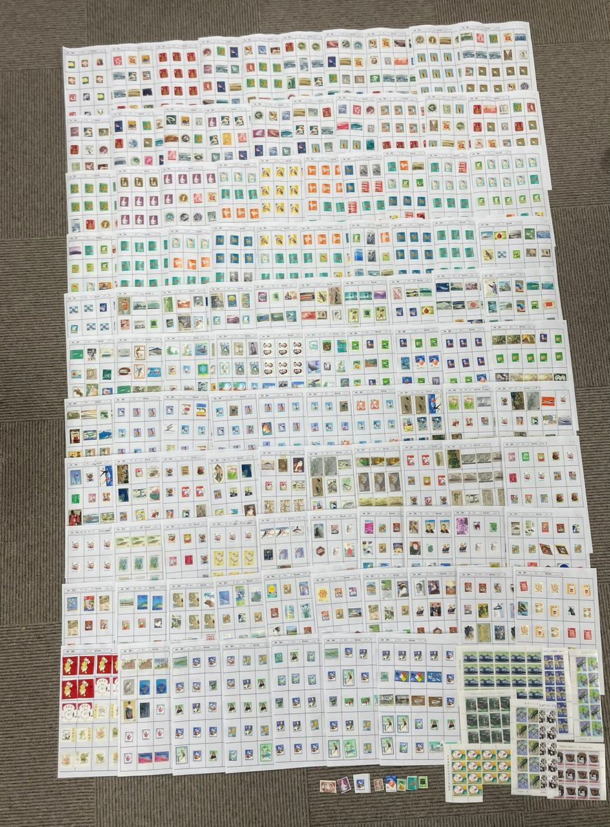 切手27 000 8 切手まとめ 平成 昭和 バラ シート 記念切手 未使用切手 額面92562円
