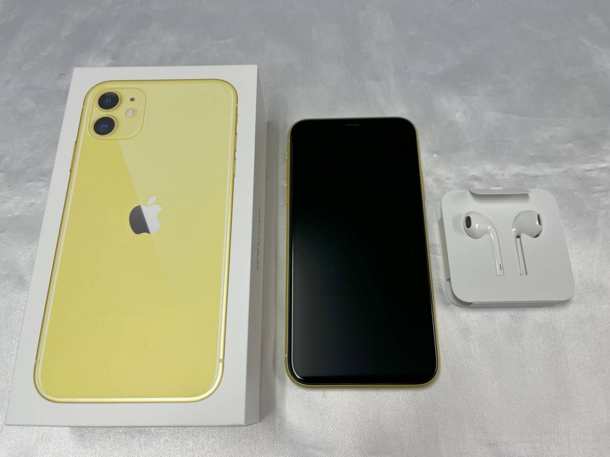 ☆Apple iPhone 11 / 64GB イエロー 箱付き SIMロックなし☆