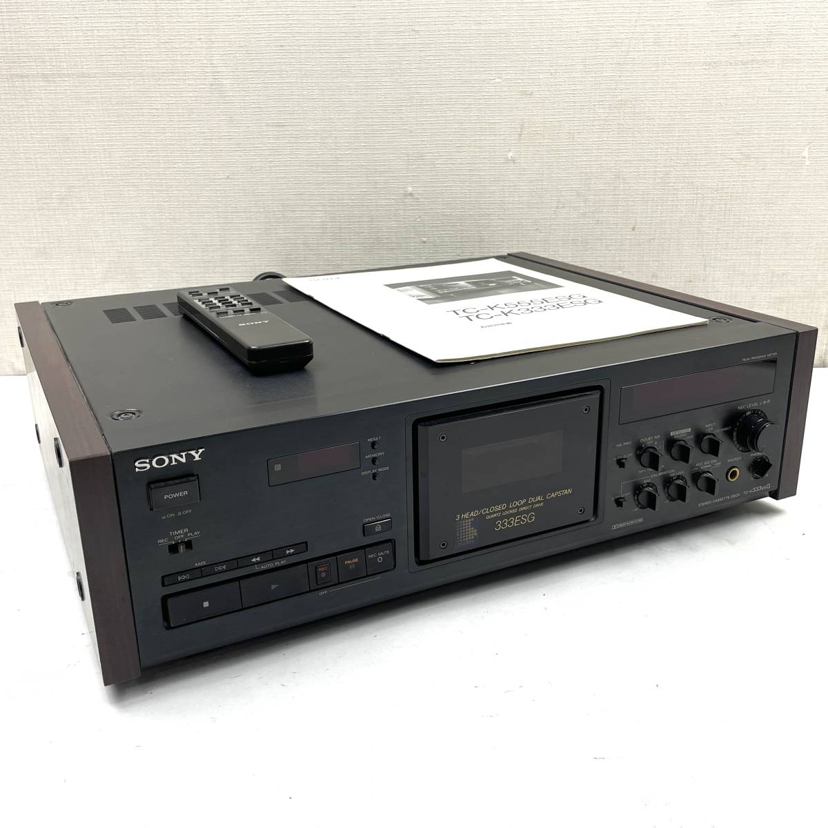 ☆ SONY ソニー TC-K333ESG カセットデッキ ☆ジャンク☆ 一般