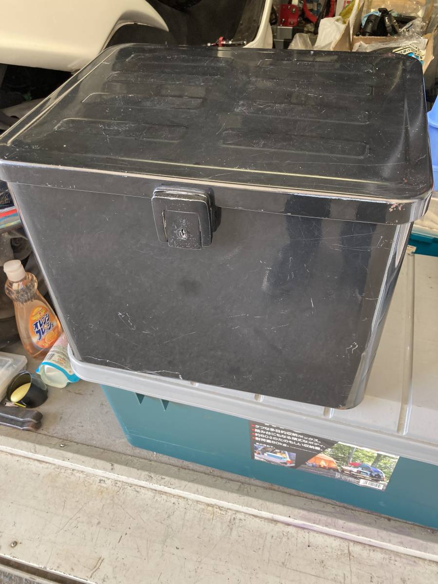 黒ボックス、留め具有り、スーパーカブ、リトルカブ、クロスカブ、ハンターカブ、トップケース、リアキャリア