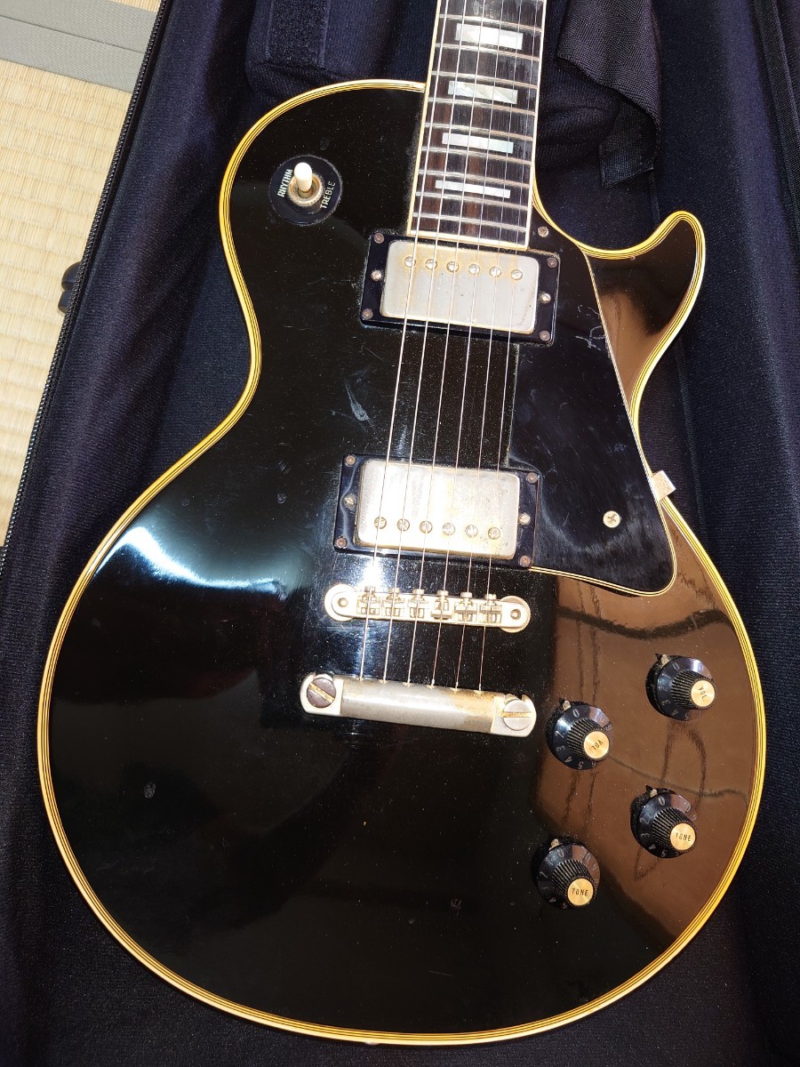 レスポールカスタム　エレキギター 黒いレスポールカスタム】Epiphone Les Paul Custom Ebony エレキ