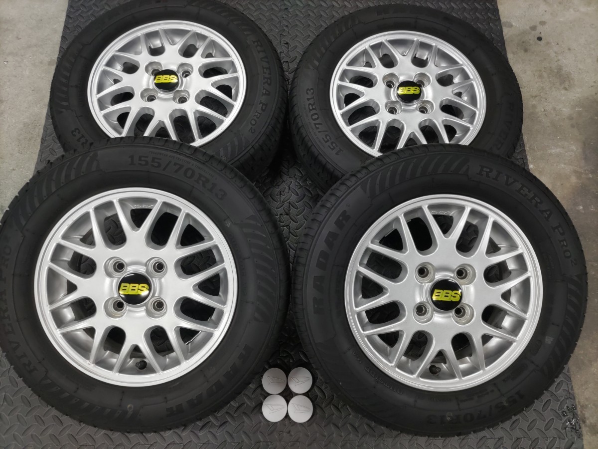 ダイハツ ダイハツ純正アルミ 13×4.5J +45 100×4H + YOKOHAMA ECOS 