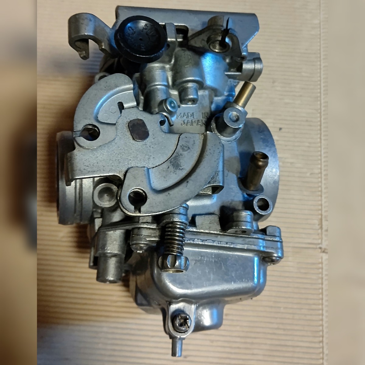 SR400 純正CVキャブ ワイヤー ジャンク セット。ジェットおまけ 1JR 