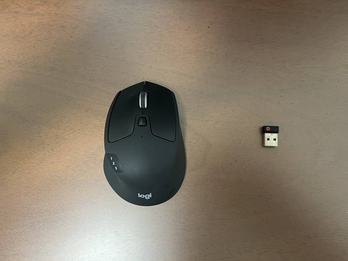 Logicool M720r トライアスロン マルチデバイス マウス 3台接続切替可能　ワイヤレス　ロジクール