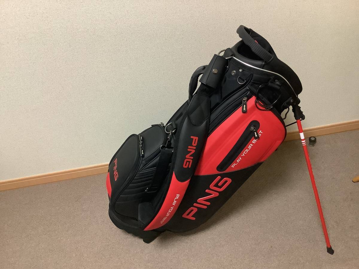 PING 9.5型 キャディバッグ ゴルフバッグ 新品 PING（ピン） 美品 PING