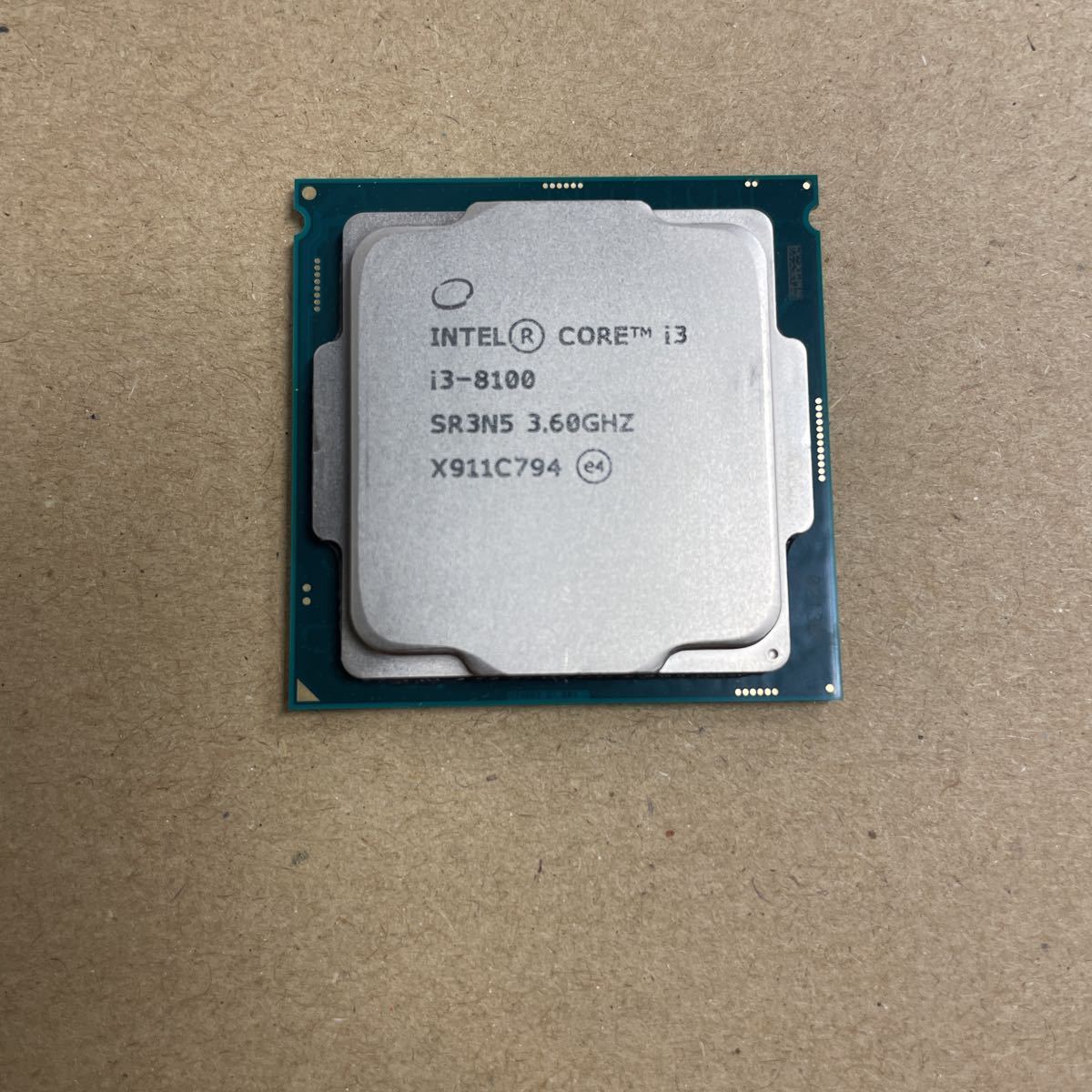 シ59 CPU Intel Core i3 8100