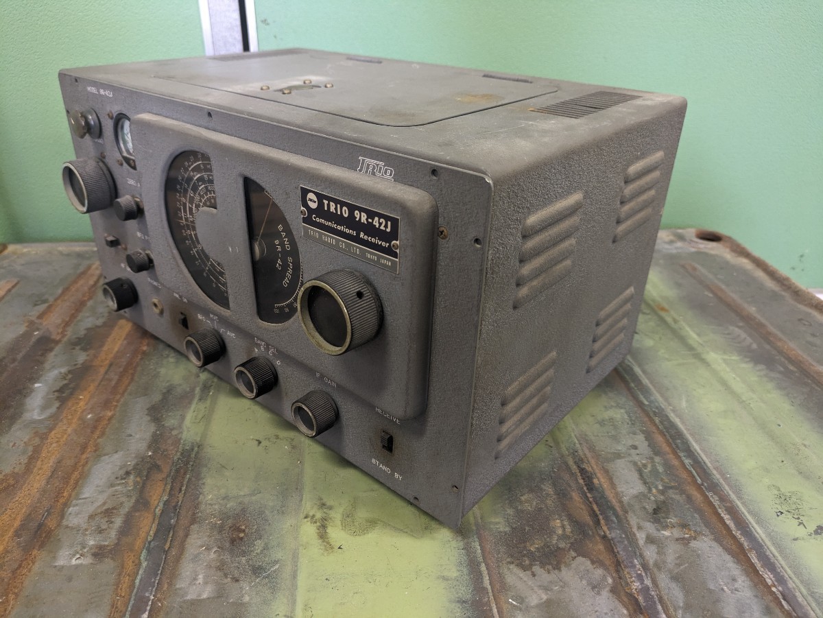 TRIO 9R-42J 真空管式受信機 ジャンク トリオ レストアベース トリオ