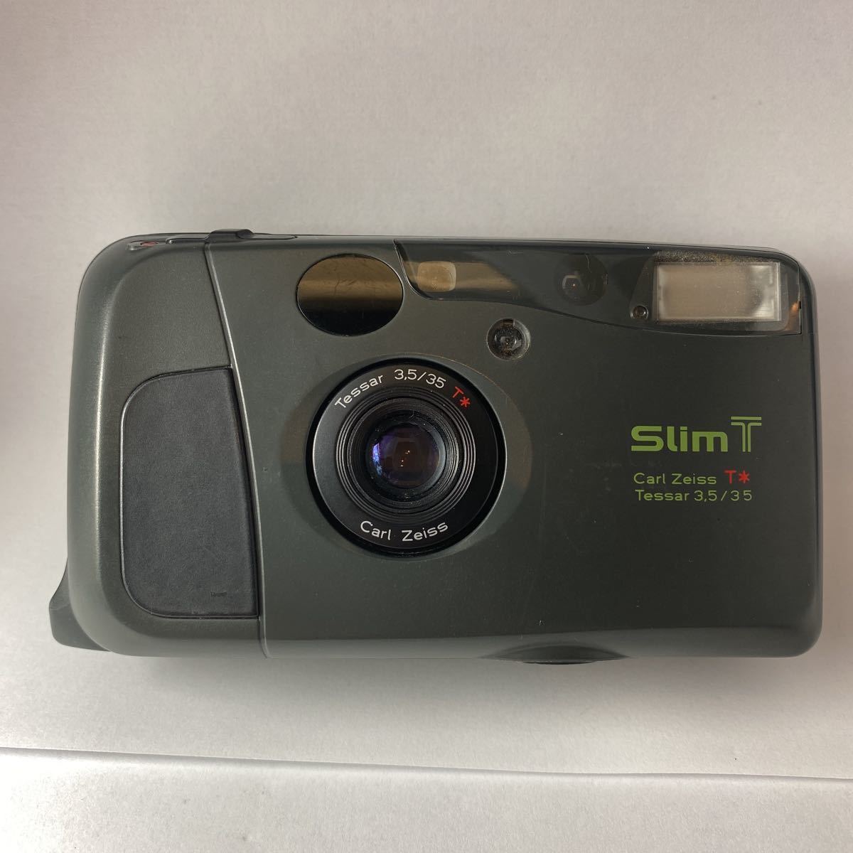 フィルムカメラ Kyocera SLIM T Carl Zeiss Tesser 3.5/35 KYOCERA SLIM T/Carl Zeiss Tessar 35F3.5 コンパクトカメラ T Slim