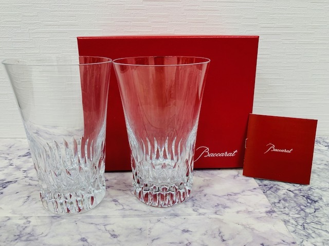 ☆1000円セール ☆ Baccarat　バカラ　グラス　タンブラー　2客セット　ペア　◆20005