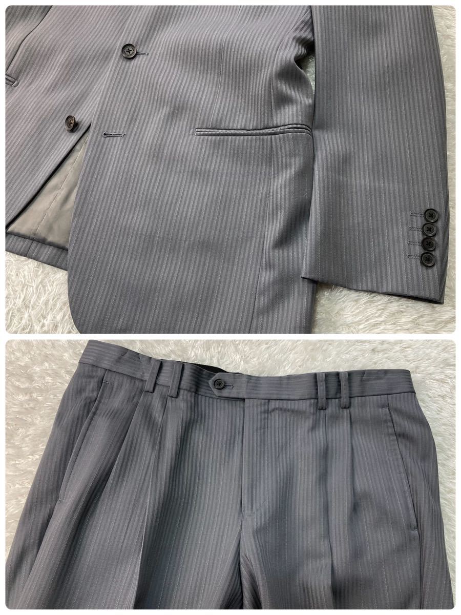 3ピース◇MEN'S TENORAS メンズティノラス ウール ストライプ 3B