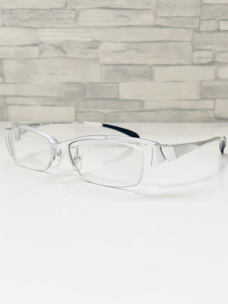 specialeyes SPE-8314 スペシャライズ スクエア型 シルバー 眼鏡 良品