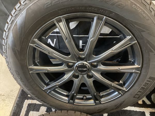 ◇1000円～決算SALE!! スタッドレスSET!! AZANE E-10 18×7J+48 114.3
