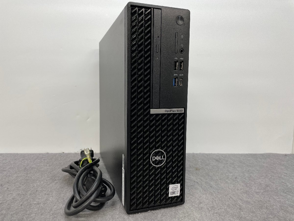 DELL】OptiPlex 5080 Core i7-10700 メモリ16GB SSD480GB DVD-ROM