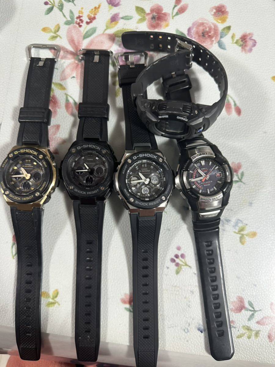 CASIO カシオ G-SHOCK 腕時計5点まとめジャンク品管理番号9-28