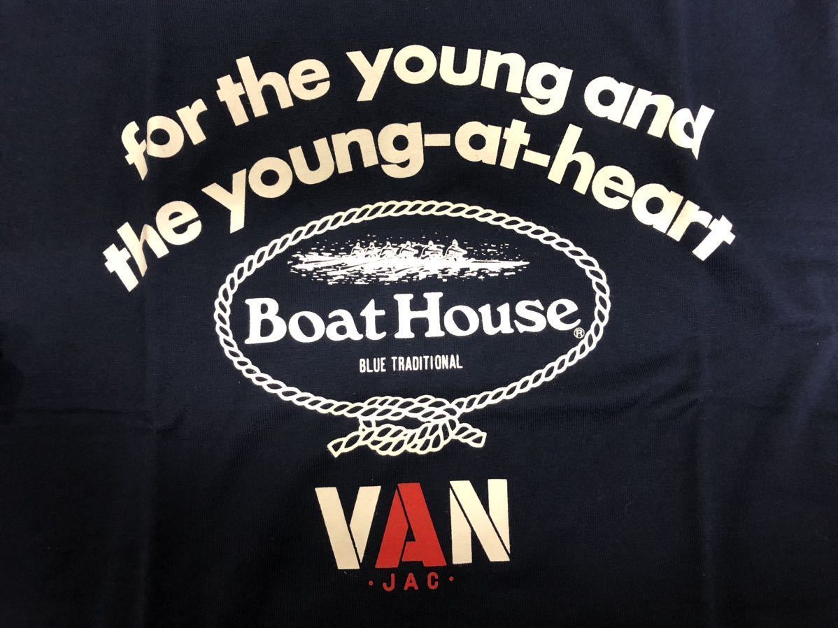 VAN JAC van jac VAN JACKETとBoat House collaboration 長袖 Tシャツ