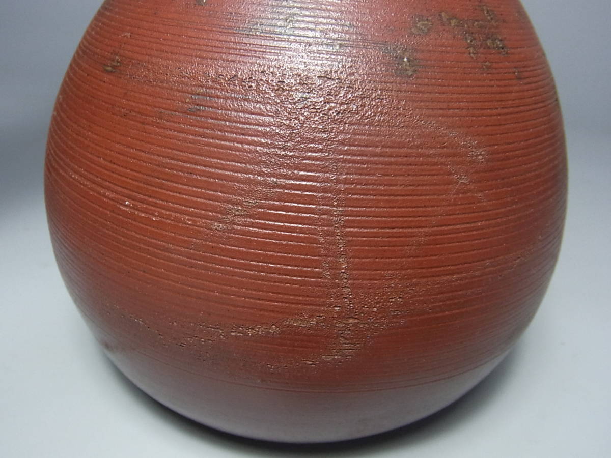 工芸品 古備前 献上鶴首徳利 窯印あり