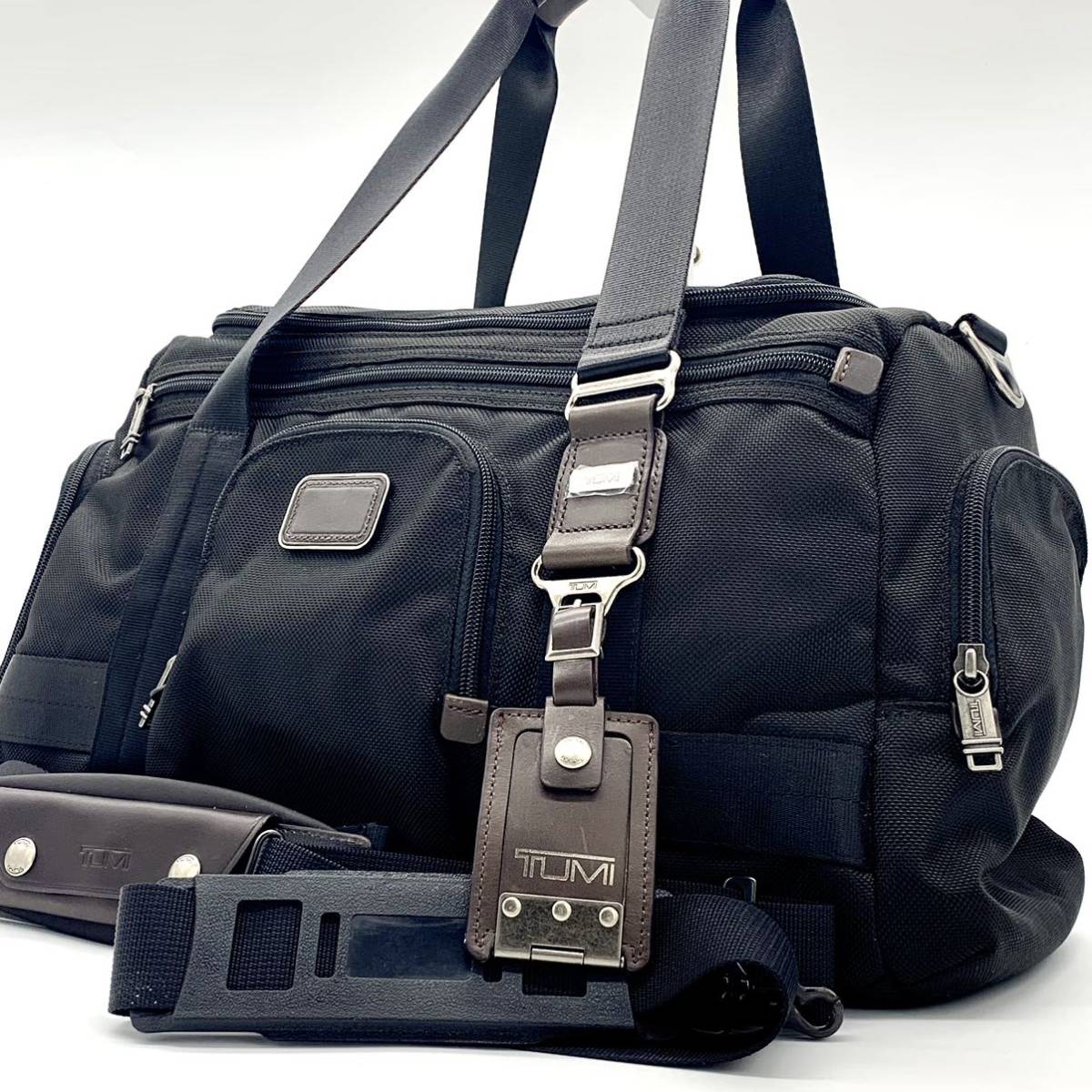 希少【入手困難】TUMI トゥミ 3way ボストンバッグ ビジネスバッグ ショルダーバッグ ナイロン レザー メンズ 大容量 ゴルフバッグ