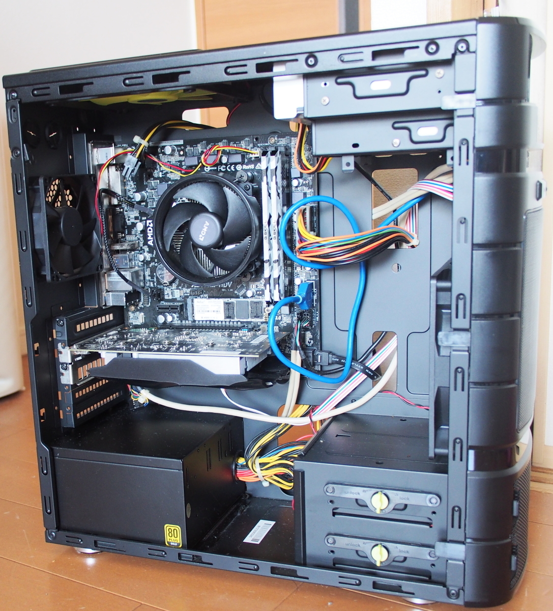 送料込】Gtune Ryzen5 3600 16GB ライトゲーム GTX1050 256GB ASRock