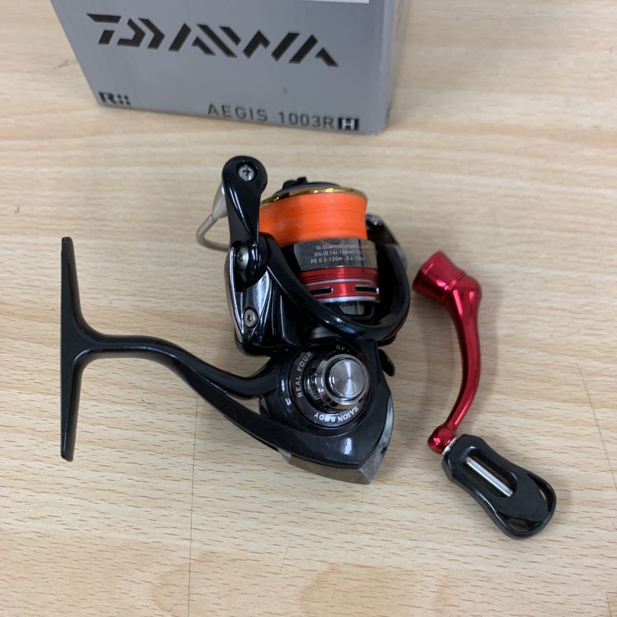 中古品 Daiwa AEGIS 1003RH スピニングリール ダイワ 13イージス