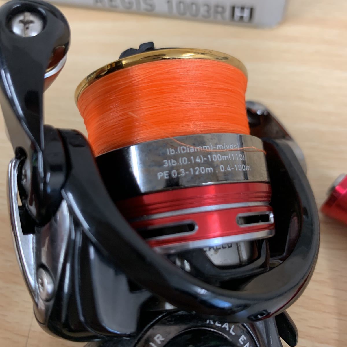 中古品 Daiwa AEGIS 1003RH スピニングリール ダイワ 13イージス