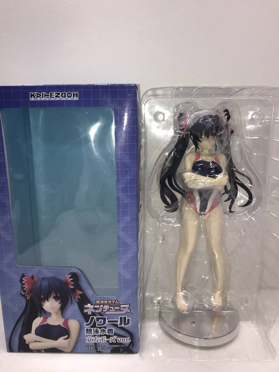 078 C 1円 超次元ゲイム ネプテューヌ ノワール 競泳水着 立ちポーズ