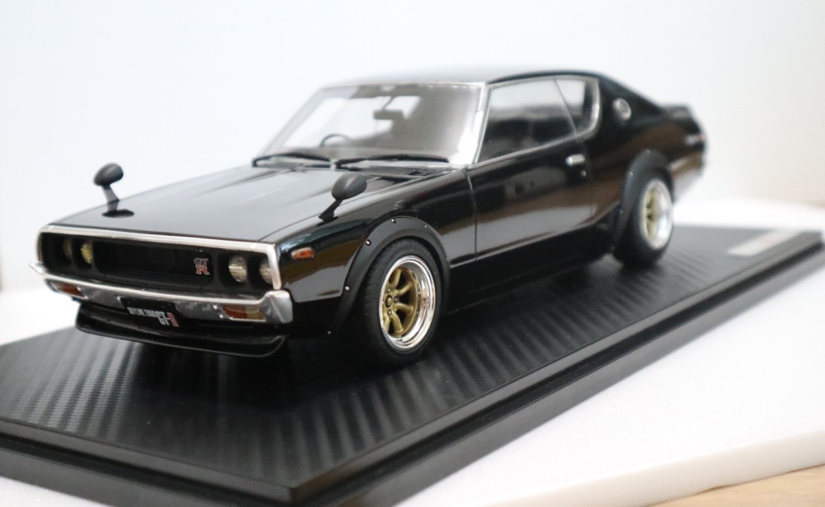 1/18 IG ケンメリ ブラック 日産 スカイライン2000GT-R KPGC110 黒