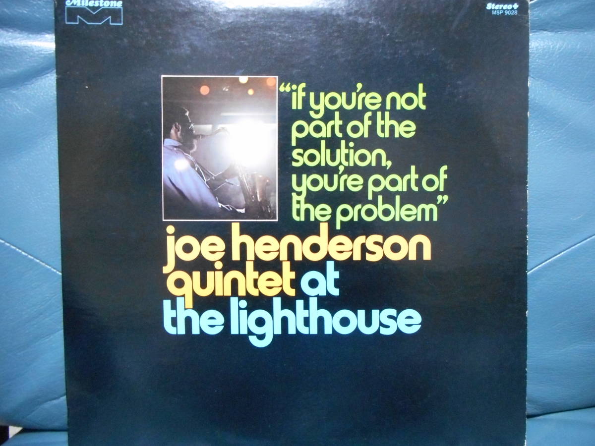 LP◇JOE HENDERSON QUINTET「AT THE LIGHTHOUSE」GEORGE CABLES(el-p