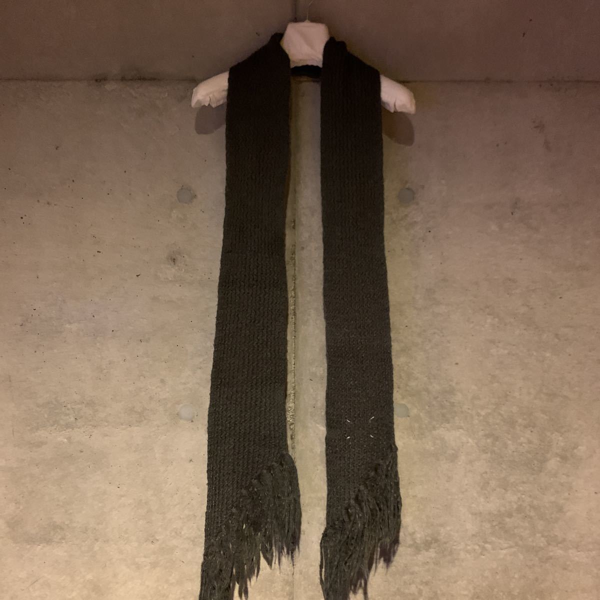  Maison Martin Margiela マルジェラ マフラー フリンジ 10 カーキ(セーター)｜売買されたオークション情報、yahooの商品情報をアーカイブ公開 - オークファン 男性用