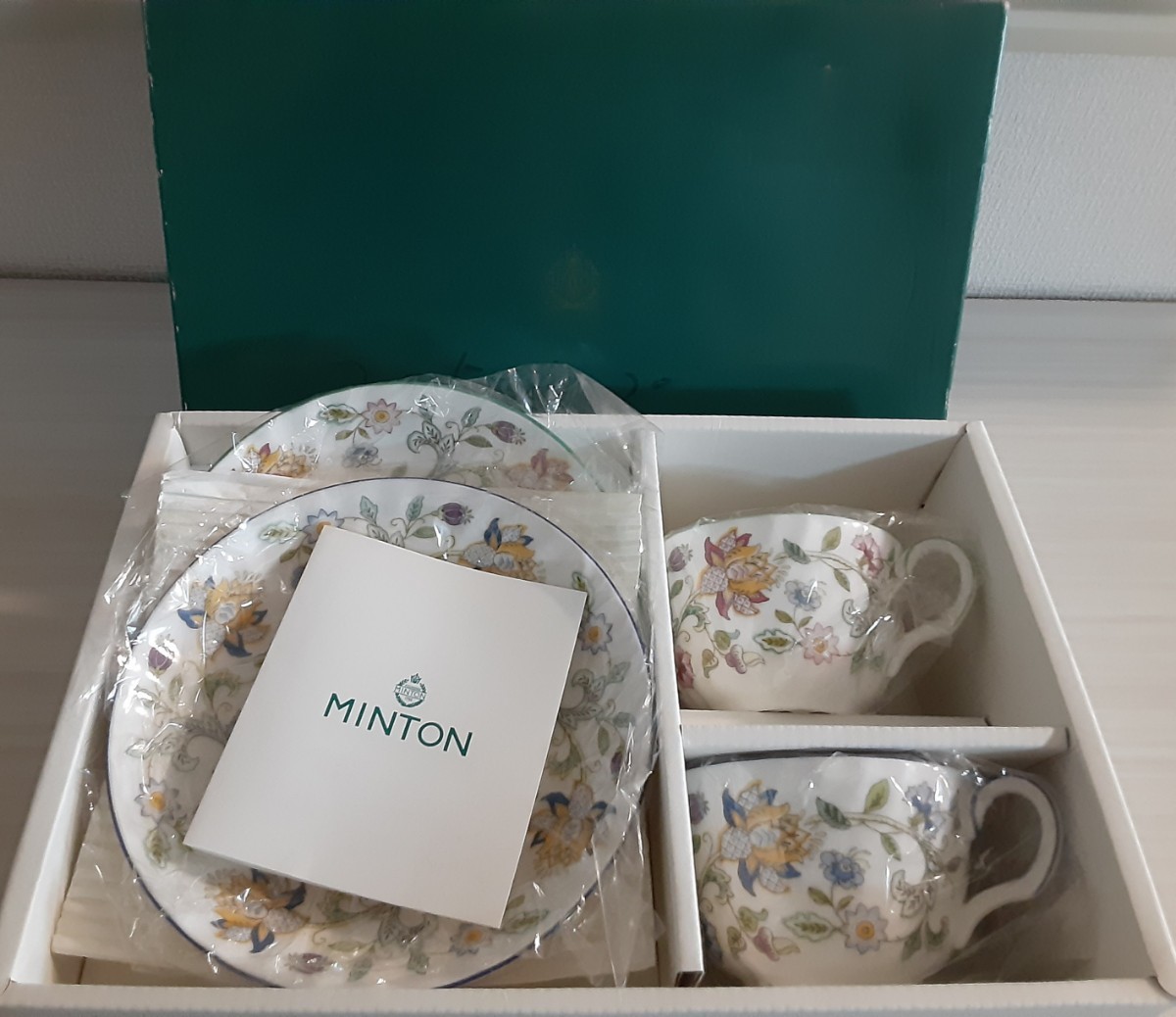 ミントンハドンホールカップ&ソーサーペアセット ミントン MINTON