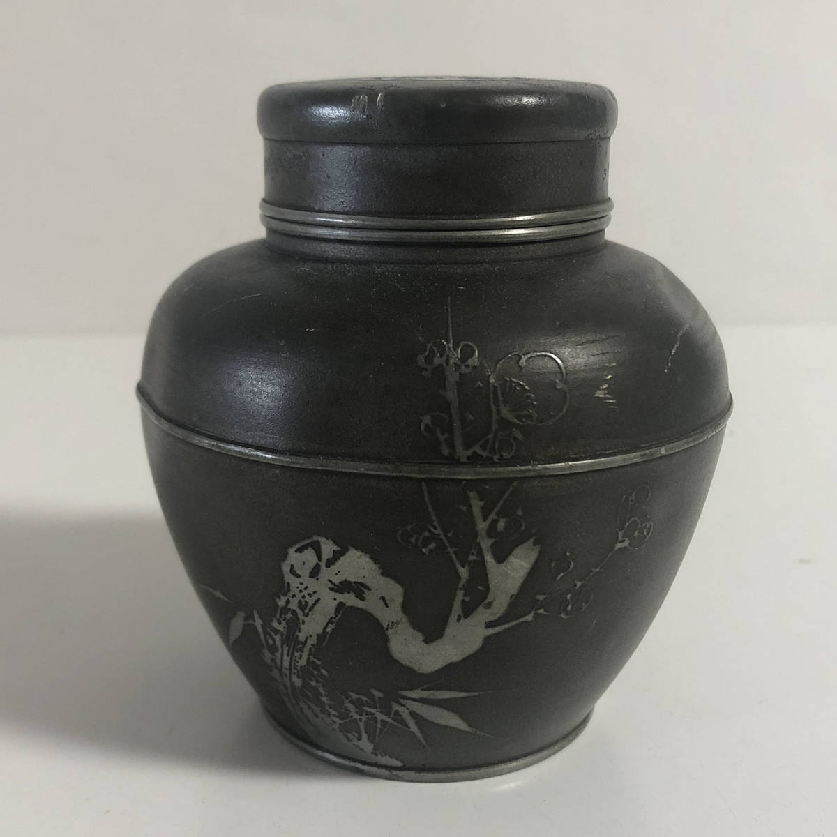 林亭瑞製 錫製 茶壺 茶筒 茶道具 【公式通販】
