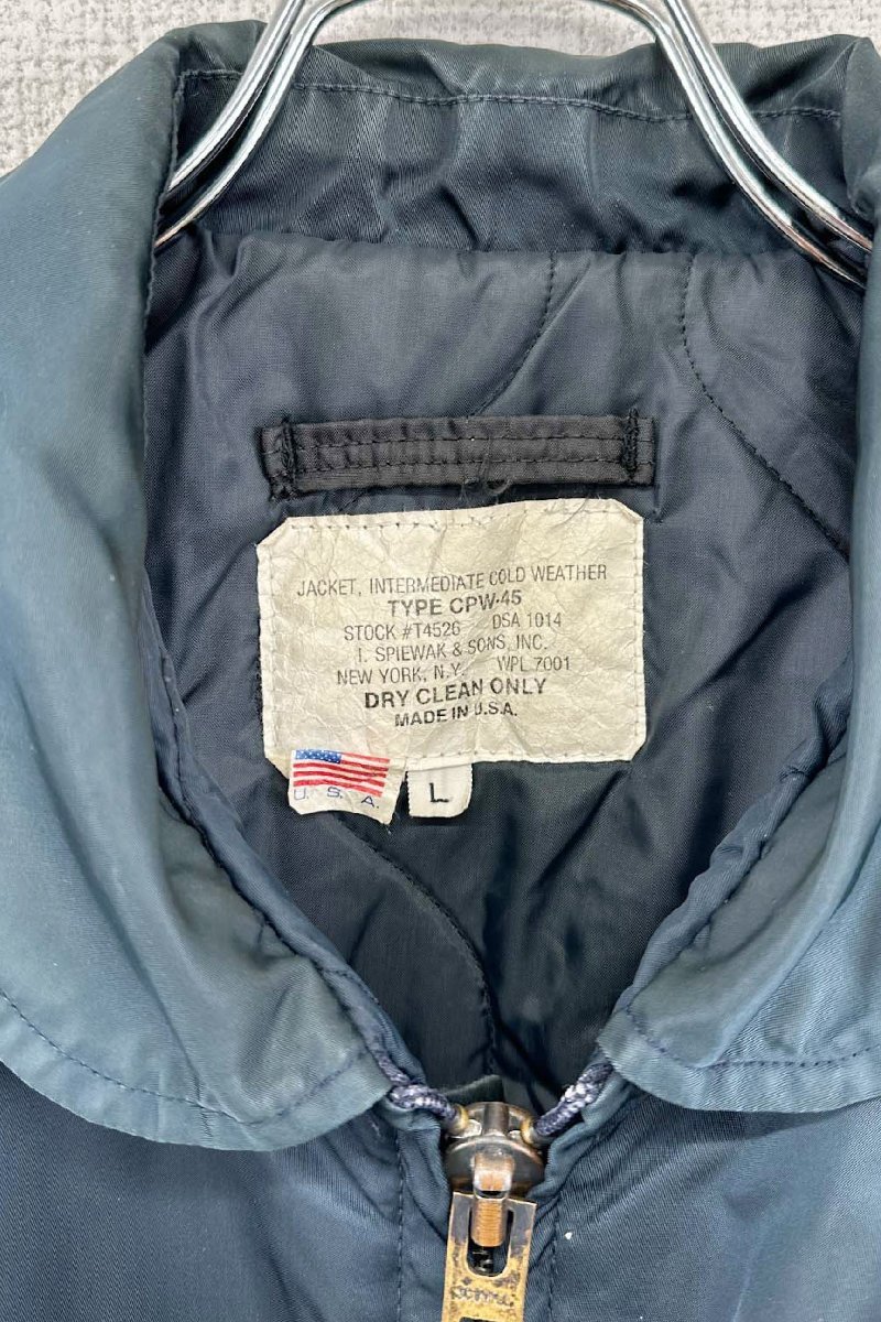90's Made in USA CPW-45 flight jacket フライトジャケット