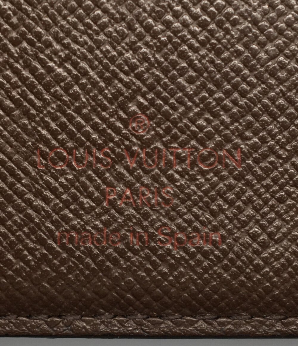 ルイヴィトン 二つ折り財布 ポルト ビエ カルト クレディ モネ N61665