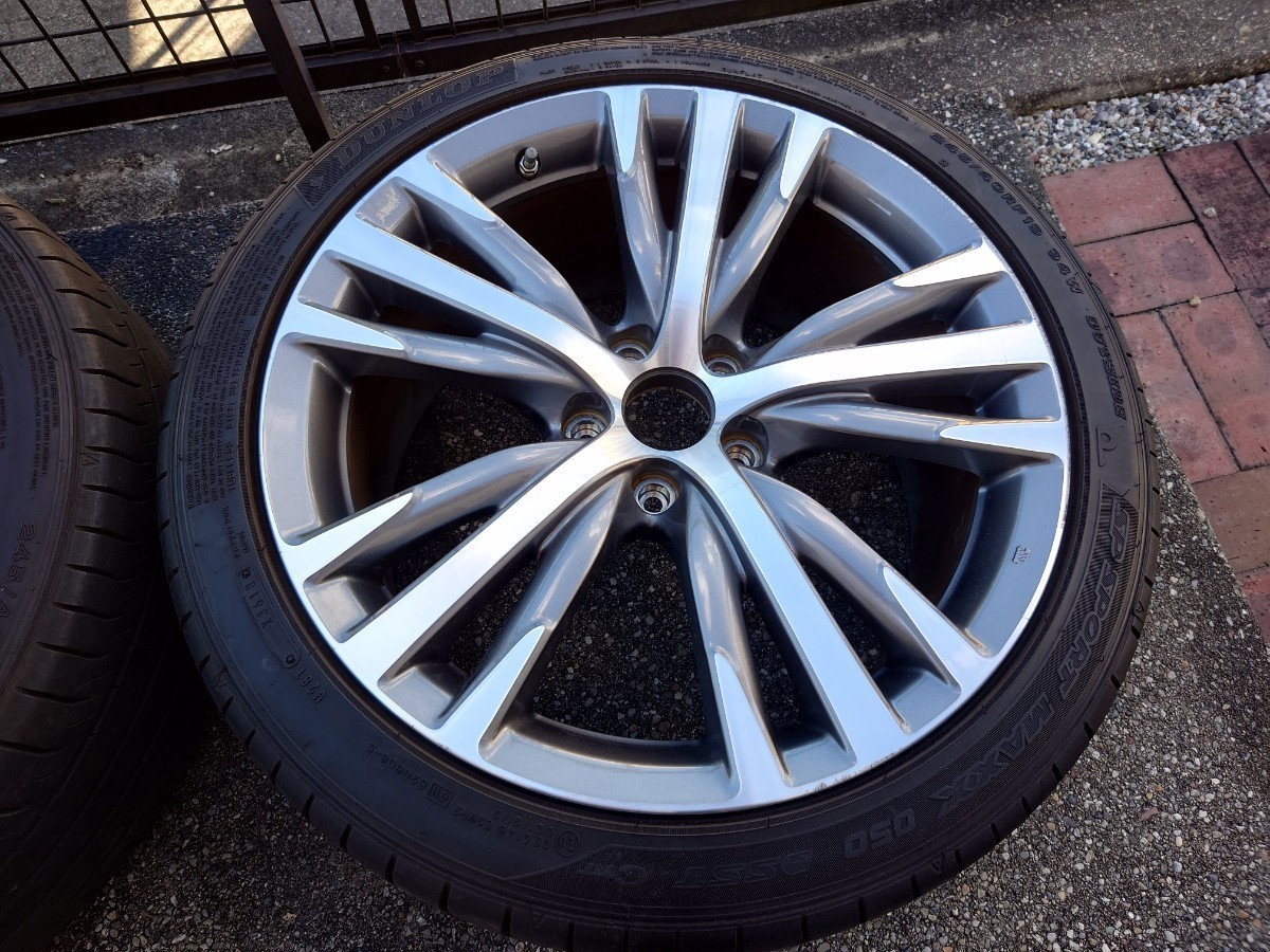 V37スカイライン純正タイヤホイール RV37 245/40R19 2本 ランフラット  