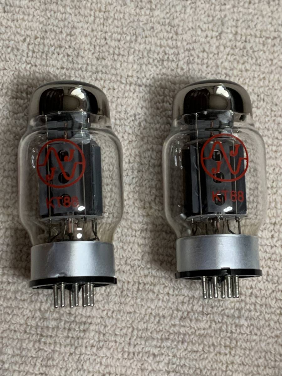 ほぼ未使用 JJ Electronic KT88 真空管 2本ペア マッチング済 ほぼ未