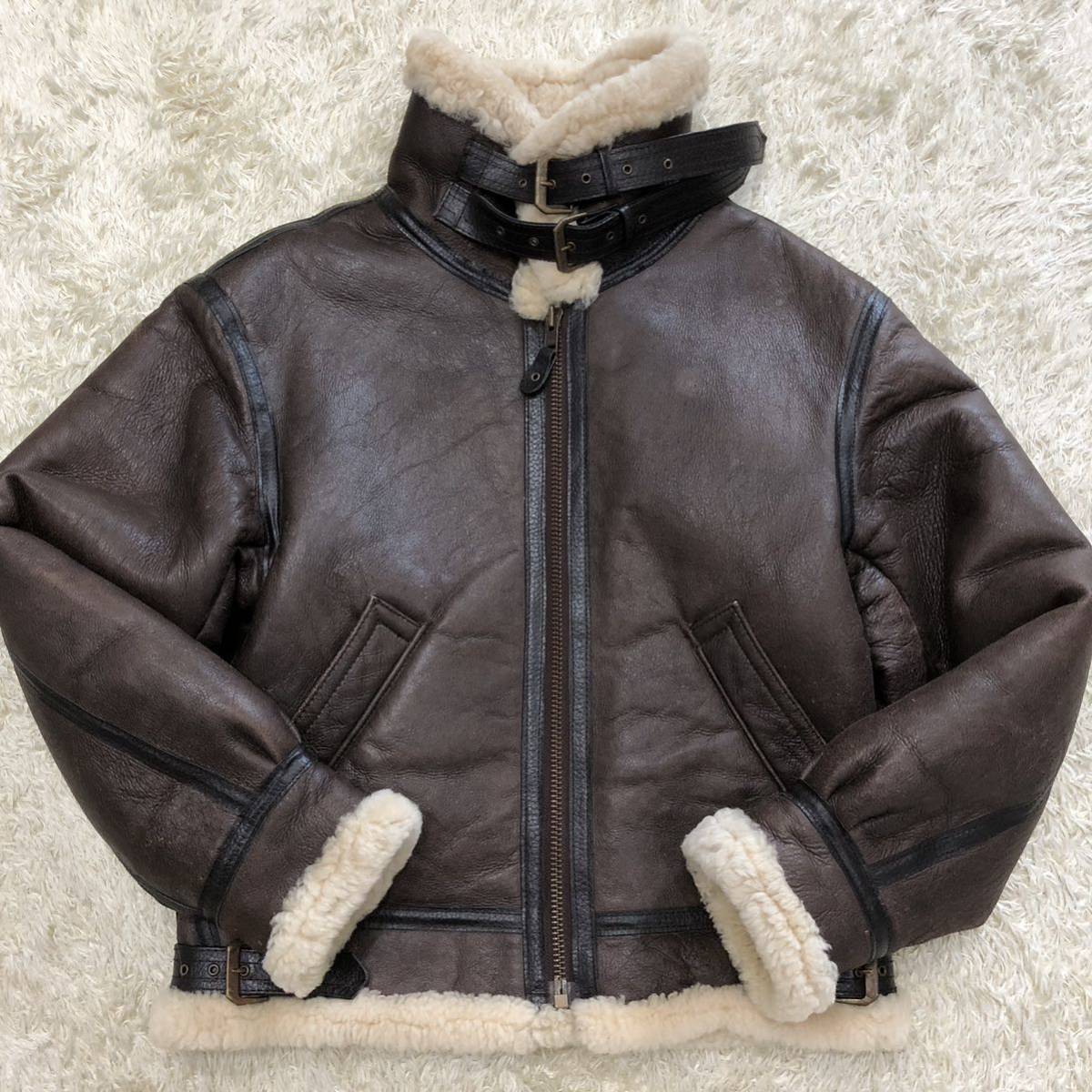TYPE B-3 リアルムートン U.S. ARMY STYLE フライトジャケット メンズ 