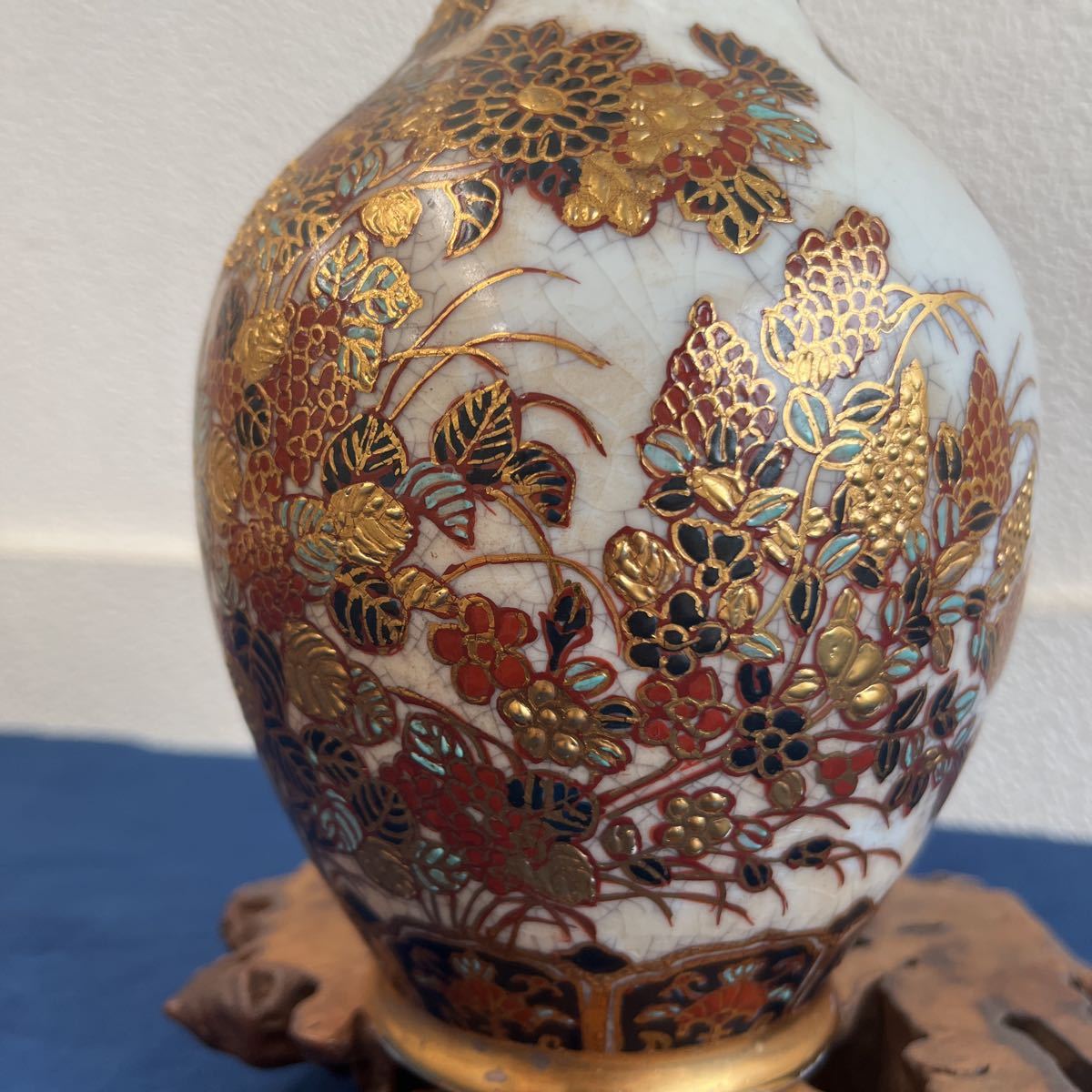 薩摩焼 花瓶 2026年最新Yahoo!オークション - 金彩 金襴手の中古品